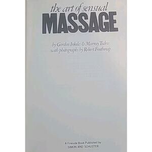 Vintage The Art of Sensual Massage Book 1972 Inkeles Todris • GUC HC